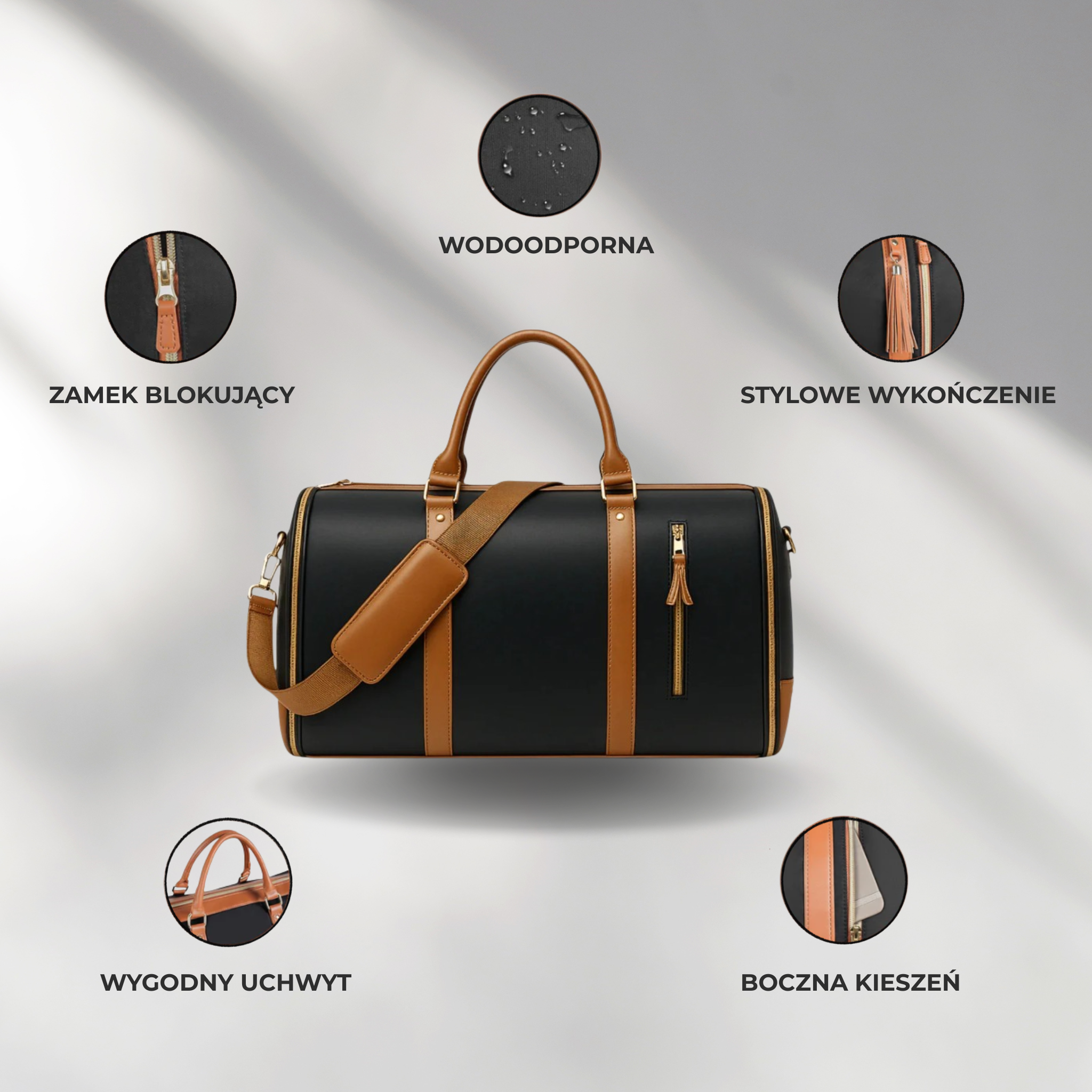 Beżowa Torba Damska JetBag™